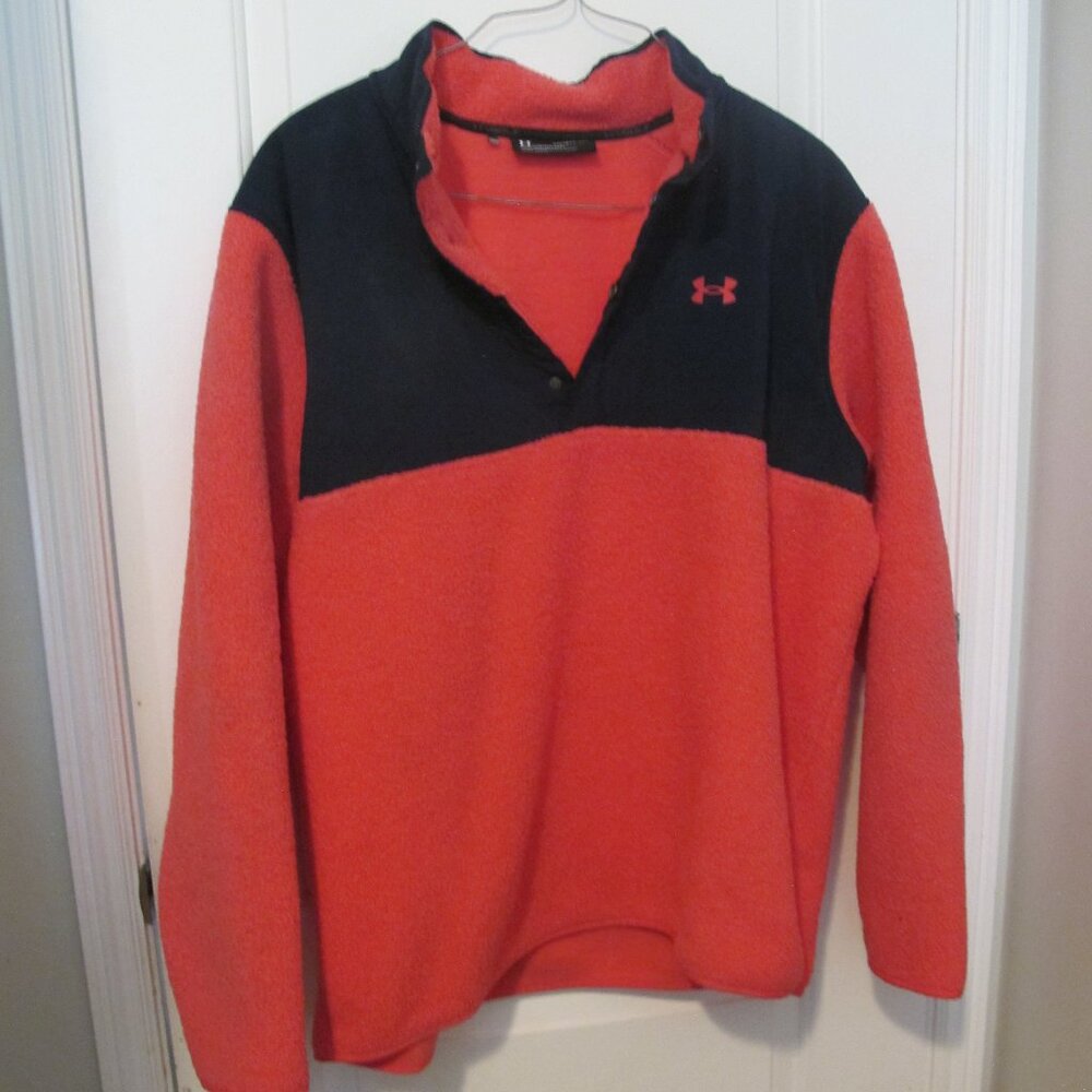 Under Armour Sherpa Sweater Fleece Pullover Golf PINK 1366284 Men's 3XL